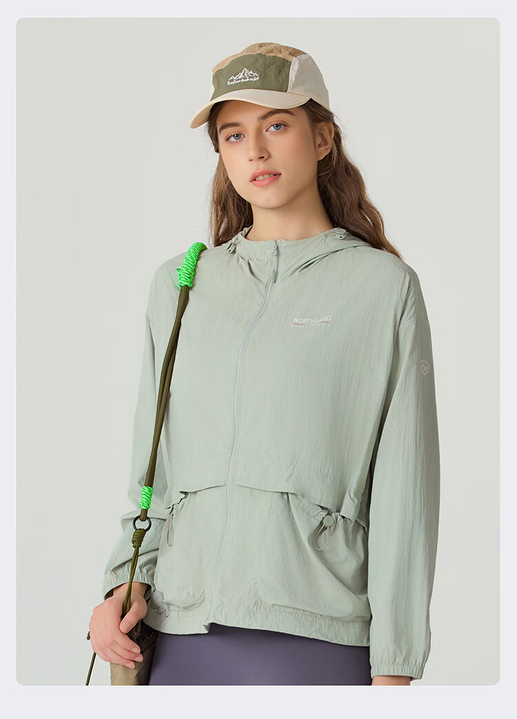 NORTHLAND Original Yarn Sun Protection Clothing UPF500+, Outdoor Women's Cooling Antibacterial Breathable Lightweight Skin Coat Jacket 29