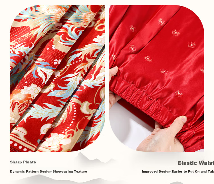 Jeanswest Children's Hanfu Spring And Autumn Style, 2025 New Chinese-Style Girls' Horse-Face Skirt Set, Chinese-Style Skirt Two-Piece Set for Older Childre 6
