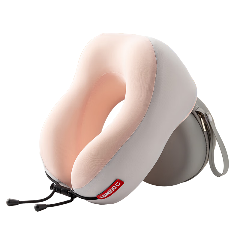 MINISO Memory Foam U-Shaped Pillow, Neck Support Cushion, Portable Travel Pillow, Long-Distance Journey Neck Pillow, Office Nap Pillow, Sleep Aid
