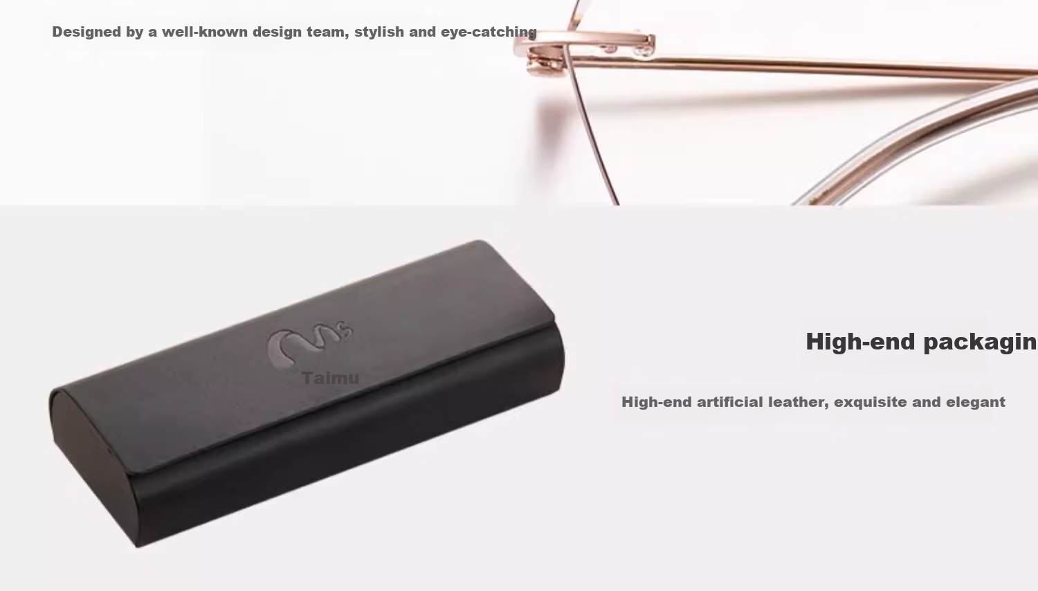 Mushe Pure Titanium Ultra-Light Women's Anti-Blue Light Reading Glasses, Frameless High-Definition Japanese Imported Presbyopic Glasses, Fashionable And Youthful Appearance 9