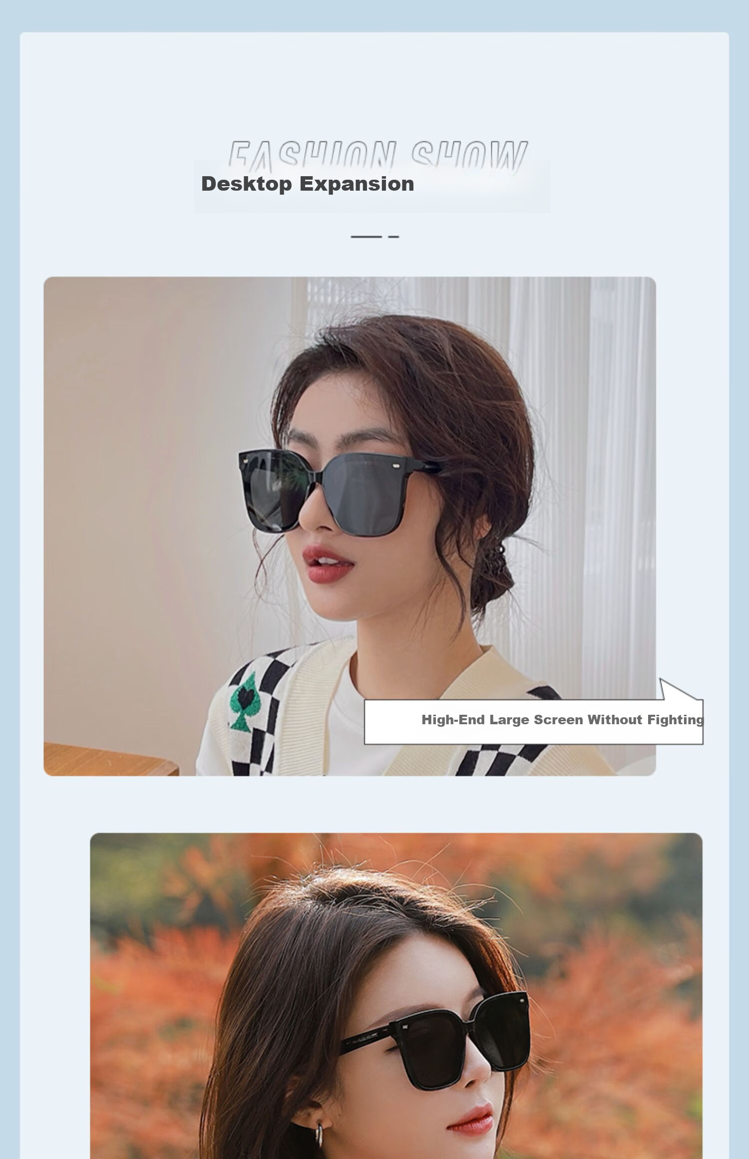 HELEN KELLER Polarized Sunglasses, Fashionable Square Frame Sunglasses for Men And Women, Driving UV Protection Glasses, H2207H02 5