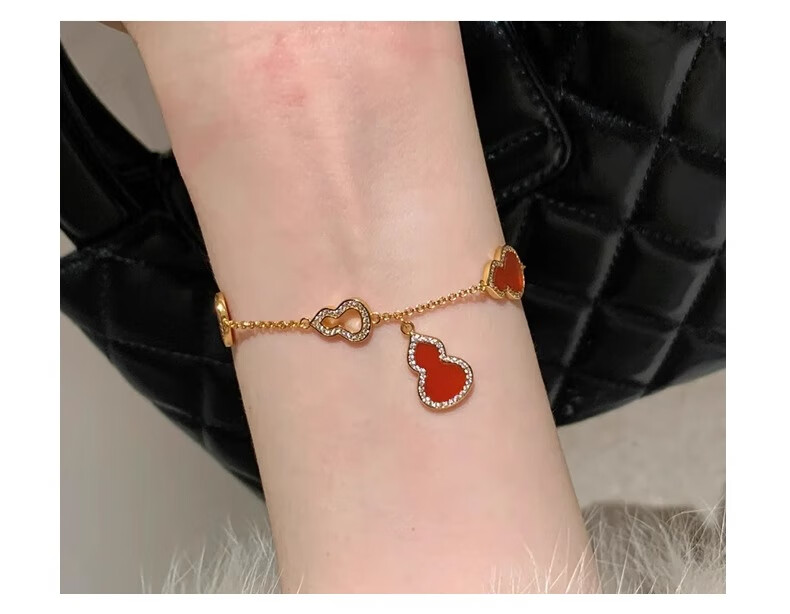 Aideyueding Six Treasures Gourd Bracelet for Women, Wealth-Attracting And Blessing, Light Luxury Niche Chinese Style Birthday Gift for Girlfriend Or Wife on May 20 3