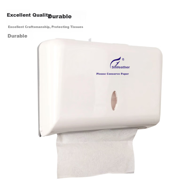 Feiyu Hand Towel Dispenser, Single Pack, No Drilling Required, Bathroom Toilet Paper Holder, Hotel And Shopping Mall Wall-Mounted Hand Towel Box
