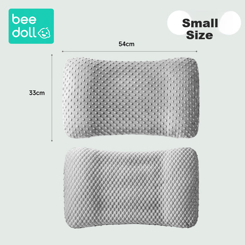 Beedoll Growth Pillow, Children's Pillowcase, Double-Sided for Cold And Warm, Skin-Friendly, All-Season Full Coverage Pillowcase, Breathable, Washable, Suitable for Stage 1 And Stage 2 Pillows