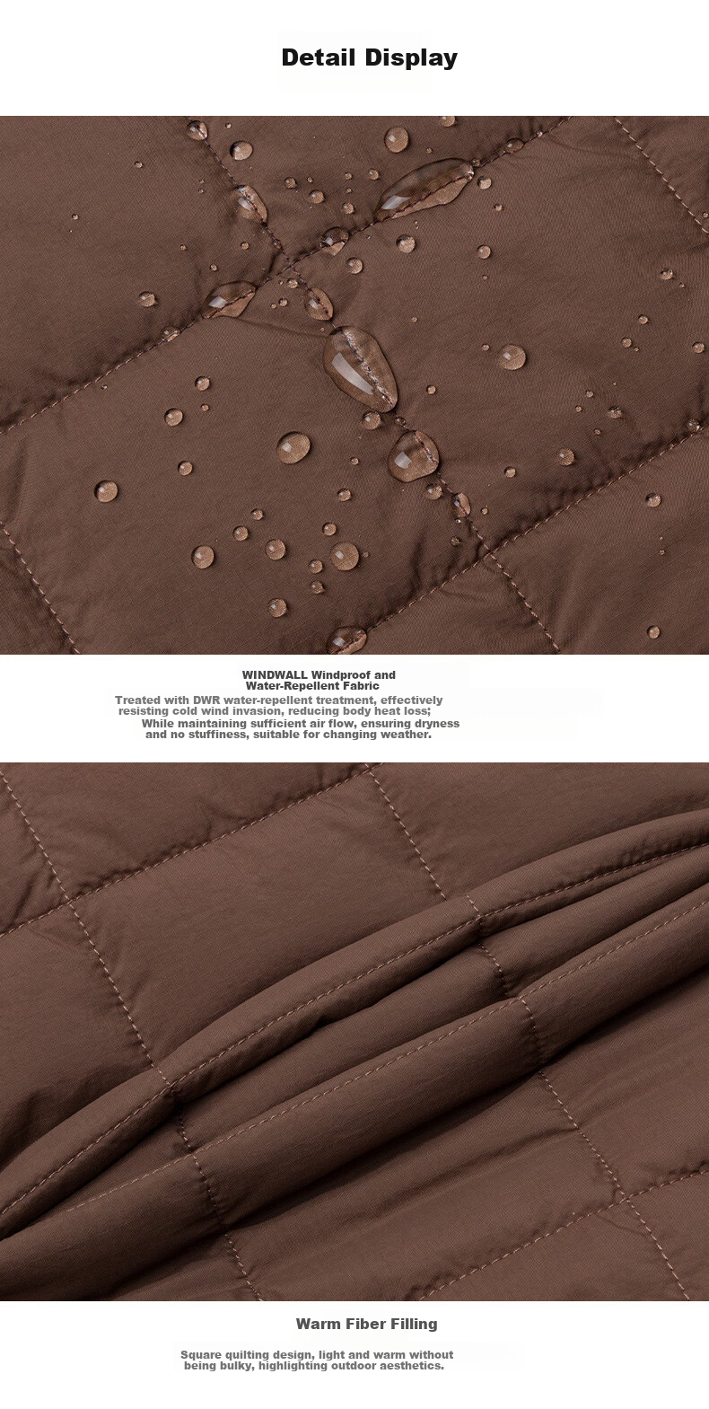 The North Face Women's Outdoor Warm Cotton Mid-Length Jacket 89YH Beige/QLI XL 11