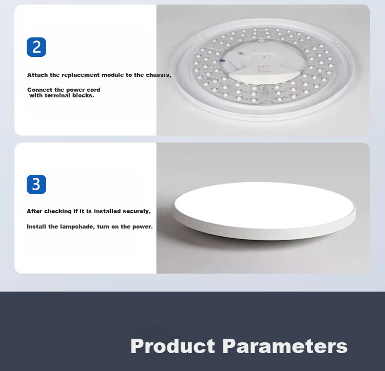 Beigong LED Full Spectrum Module, 80W Remote Control Stepless Dimming, Diameter 320mm, Ceiling Light Core, LED Light Strip, Hallway Corridor Renovation Light Panel, Replacement Light Source 10