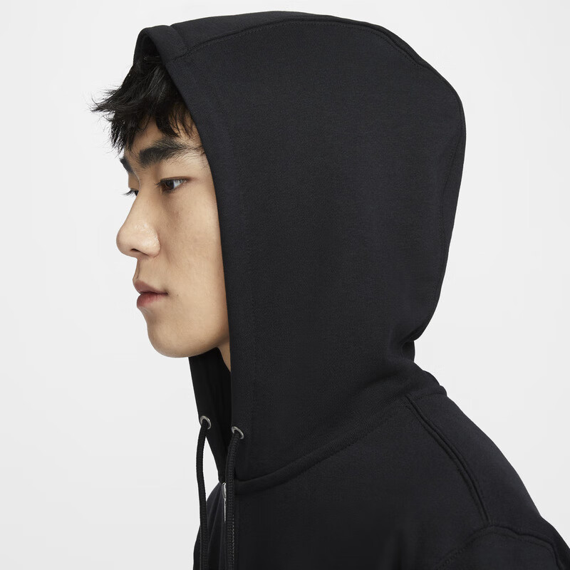 NIKE Men's Spring And Autumn Hooded Jacket, Casual Sportswear, IB5469-010 Black XL 4