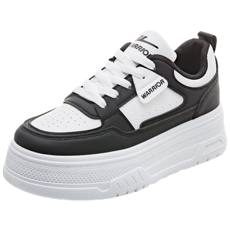 Huili Official Women's Casual Shoes, Summer New Style Sneakers, Breathable Sports Shoes for Women, Black And White, Size 36 (230mm)