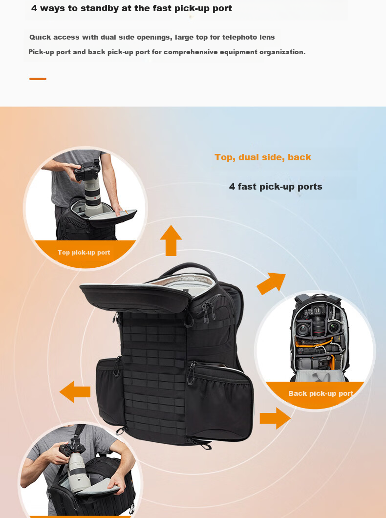 LOWEPRO Le She Bao Jingang San Dai ProTactic BP 350 AW III, Suitable for Mirrorless And DSLR Cameras, Photography Backpack, LP37505-PWW 10