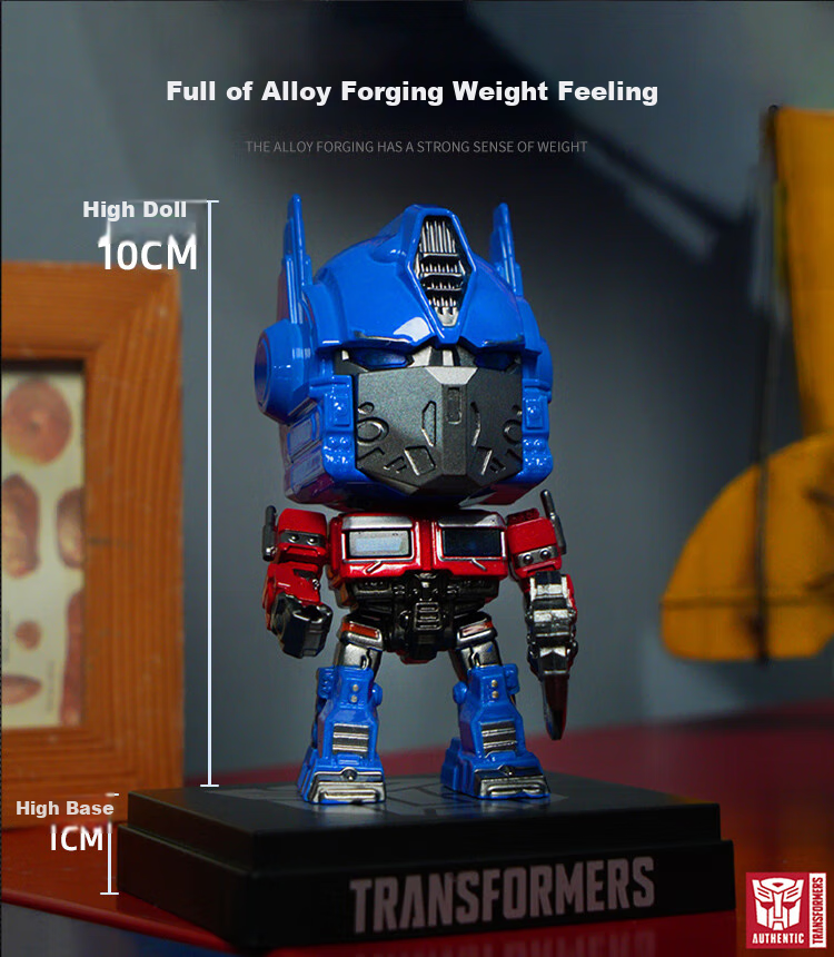 BIG TAYLOR Transformers Action Figure, Official Alloy Optimus Prime Toy Gift Box, Birthday Present for Boys And Girls, Back-To Season Gift for Students 7