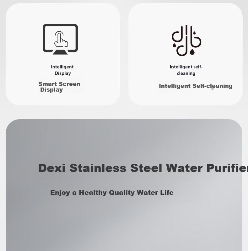 DEKEXI German Water Purifier, RO Reverse Osmosis Drinking Machine, Stainless Steel Filter, Under-Sink Household Direct Drinking Pure Water System 6