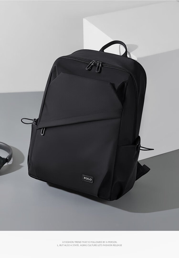 POLO Backpack for Men, Short Trip Travel Backpack, Student Schoolbag, 16/17.3-Inch Laptop Bag, Business Travel Bag 9