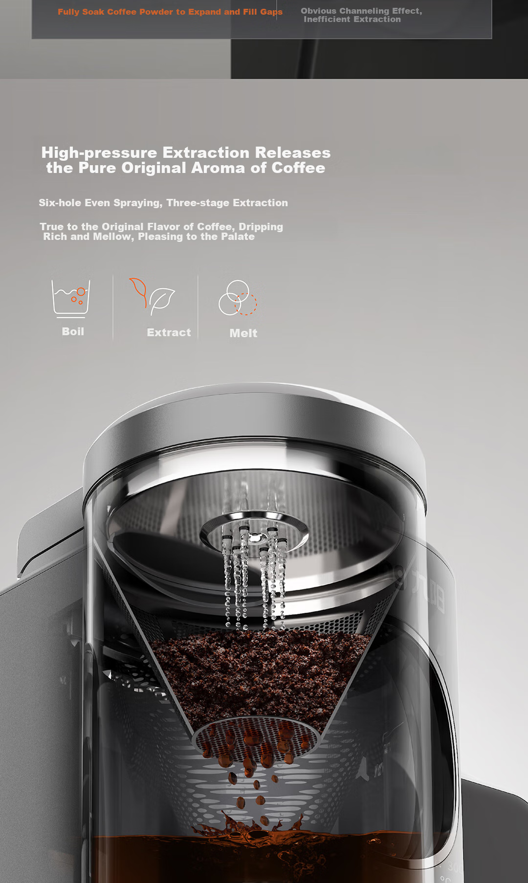 Joyoung Desktop Water Purifier, Instant Cooling And Heating Tea And Coffee Extraction Home Drinking Machine, Six-Year No-Change Cartridge, Strontium-Rich Mineralized Water, No Installation Required RH680 9