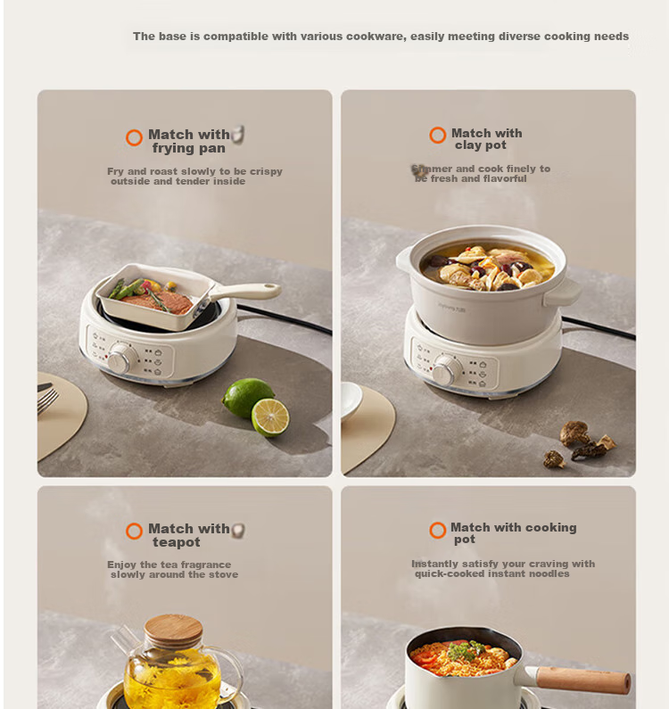 Joyoung Household Detachable Electric Hot Pot for Stir-Frying, Boiling, Braising, Frying, And Grilling Multi-Functional Pot HG25-G211 8