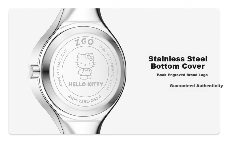 Hello Kitty Sanrio Watch, Small Dial for Female Students, Bracelet Wristwatch for Middle And High School Girls, Stylish Birthday Gift for Wome 10