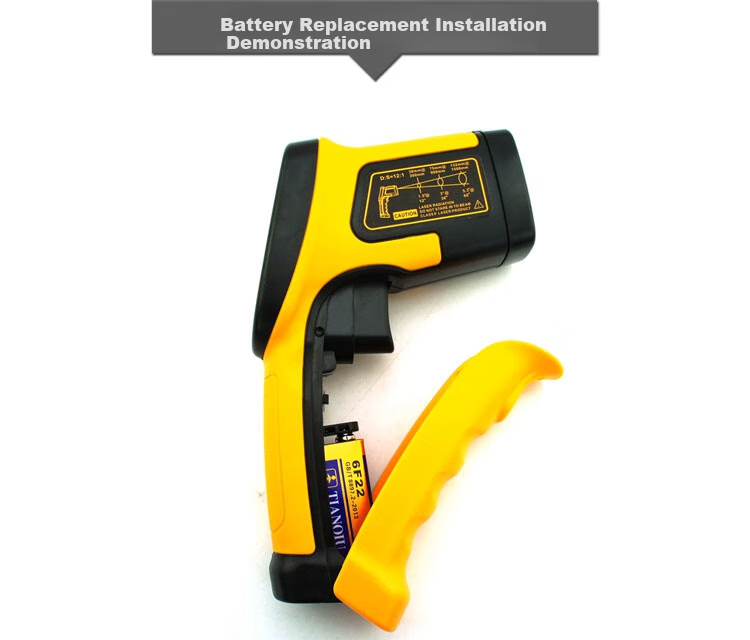 Xima Infrared Thermometer, High-Precision Industrial Temperature Gun for Food Baking And Electronic Thermometers, Oil Thermometer AS842A 6