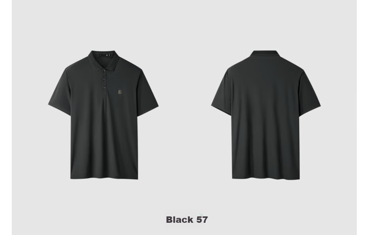 HLA Polo Shirt for Men, Lightweight Business Casual Stylish Quick-Dry Large Size Short Sleeve for Summer 13