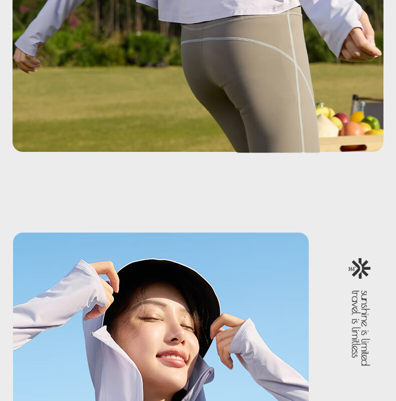 361° Women's Sunscreen Jacket Spring Summer UPF150+ UV Protection Sports Coat Cooling Antibacterial Cape 662624603-4 14