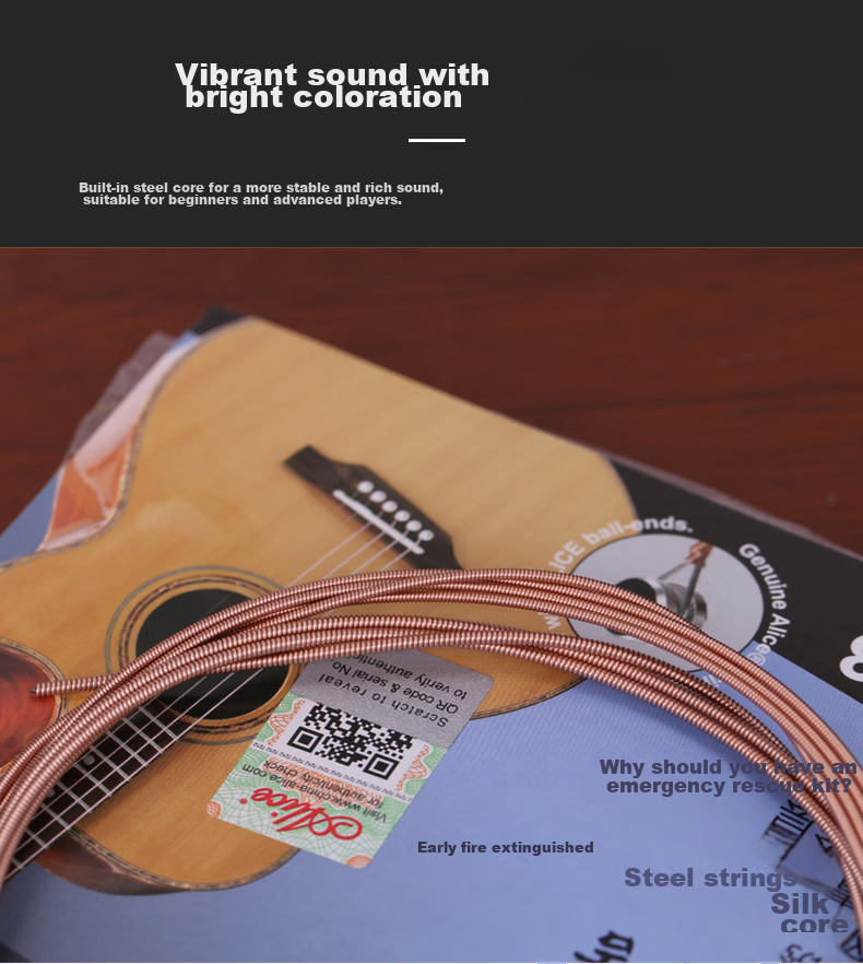 Alice AWR58SL Electric Guitar Strings 009-042 Coated Anti-Rust Set of 7 Guitar Accessories 7
