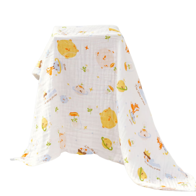 9I9 Baby Swaddle, Pure Cotton, Anti-Startle, Swaddling Cloth, Gauze Blanket, Newborn Bath Towel, Baby Wrap, 110cm