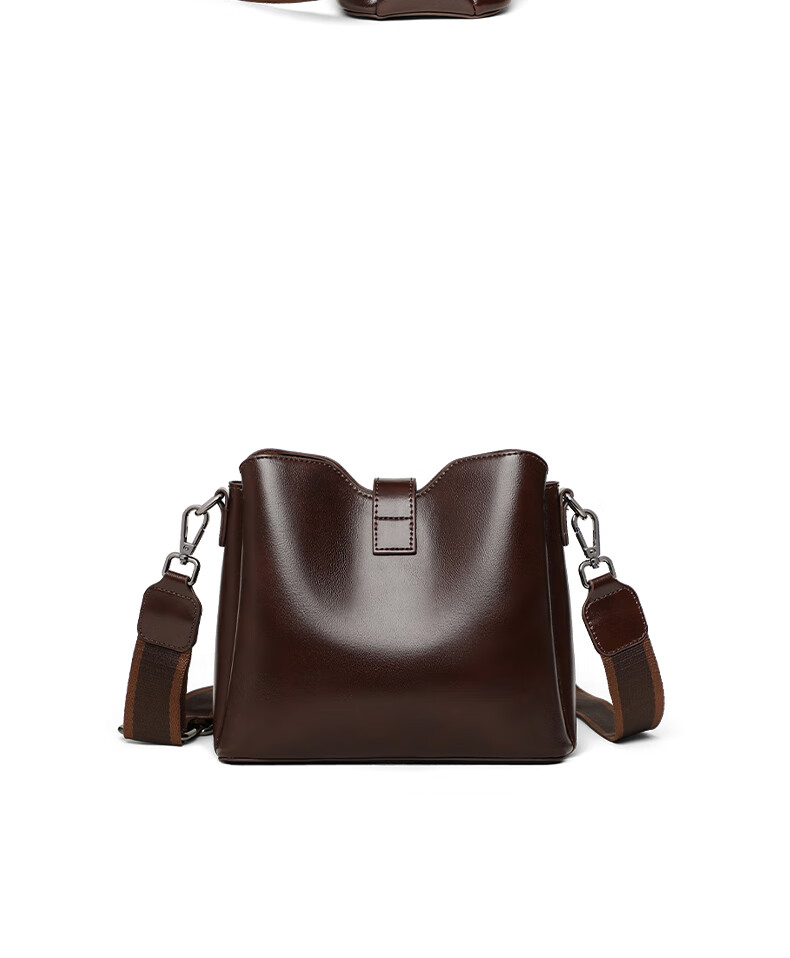 C.BANNER Leather Handbag, Women's Bucket Bag, Soft Leather Shoulder Crossbody Bag, Light Luxury Birthday Mother's Day Gift, Practical Present for Mom 9