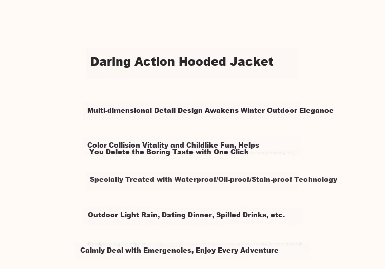 Dme [Dare to Act] Spring And Autumn High-Tech Triple-Protection Hooded Elegant Pleated Petite Short Women's Jacket 1