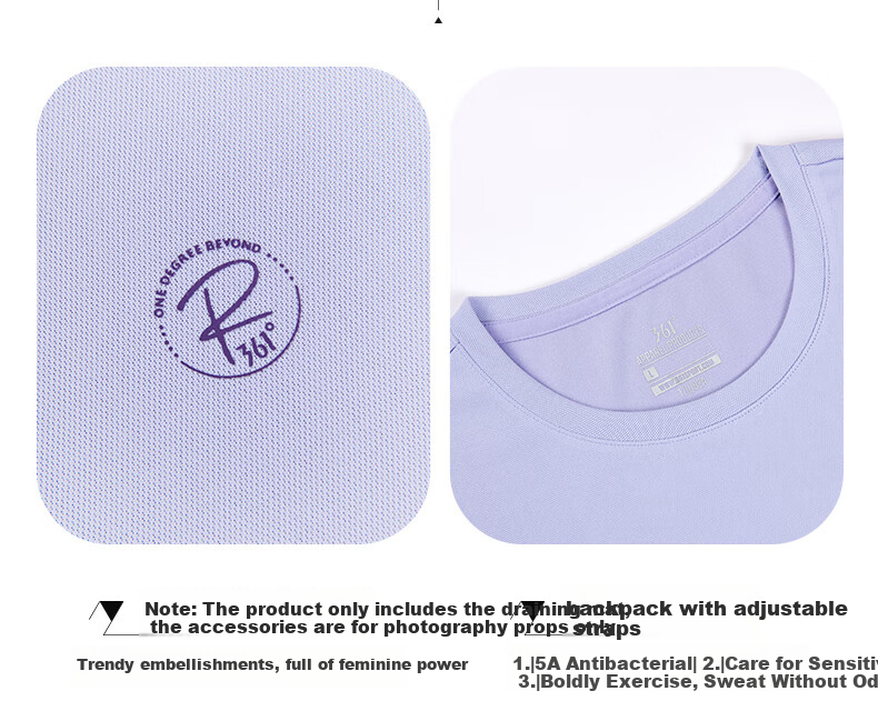 361° Women's Trendy Short-Sleeve T-Shirt, New Spring And Summer Quick-Dry Sportswear for Running And Yoga, Model 662424126H-8 13