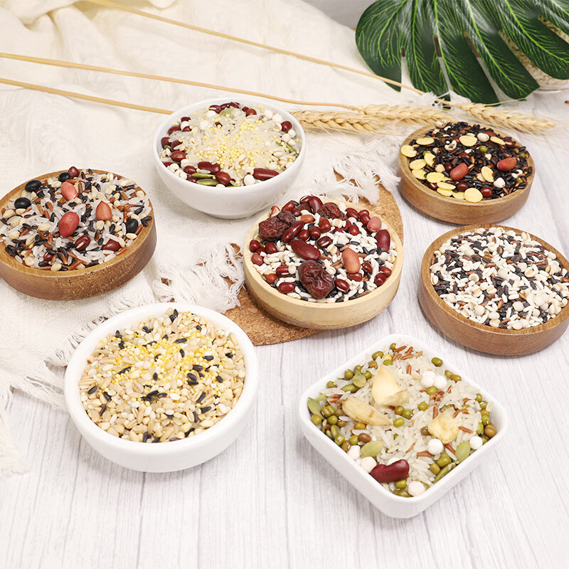 禾煜7日谷杂粮粥料 1.512斤八宝粥紫米红豆红枣粥七日不重样杂粮粥