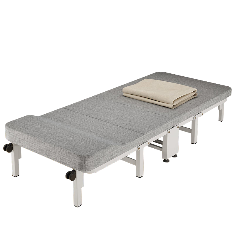 Nanjiren Folding Bed, Single Office Nap Bed, Accompanying Care Bed, Simple Bed, Small Nap Four-Fold Bed, 80cm