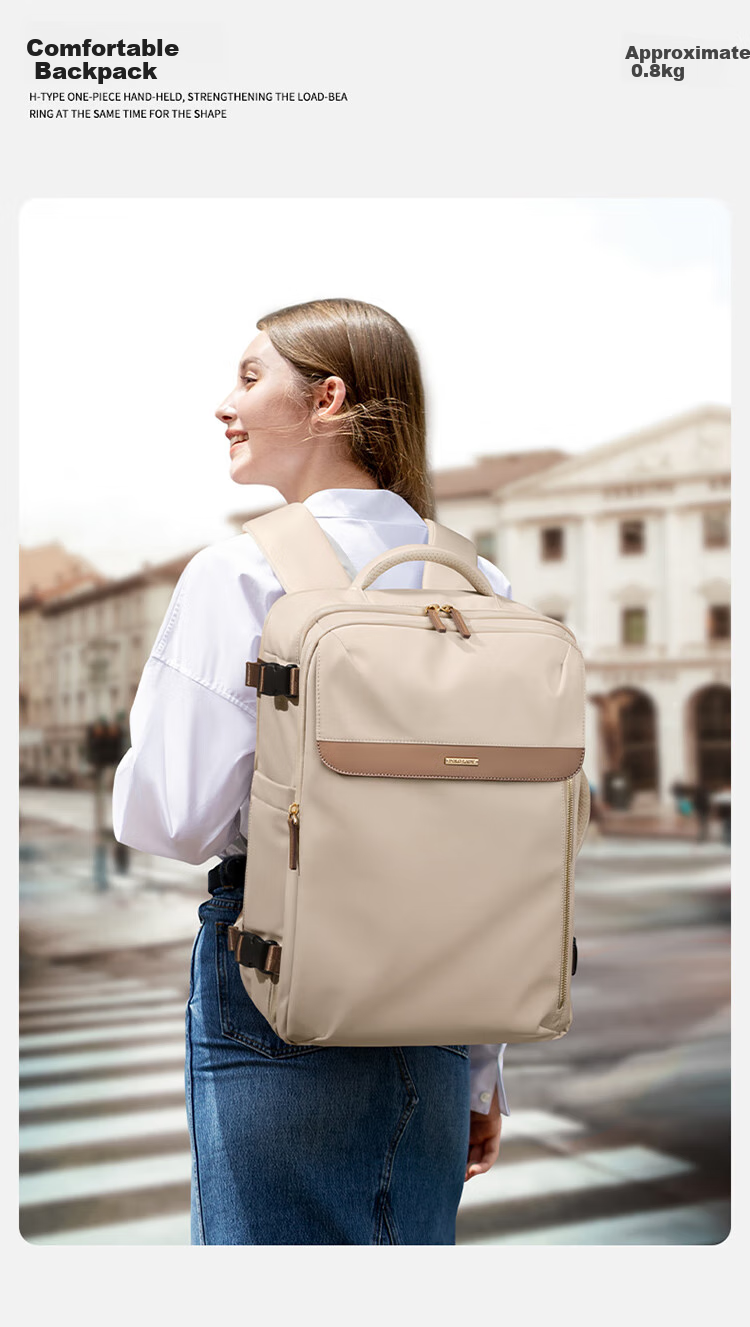 POLO Backpack for Women, Travel Luggage, Large Capacity Suitcase, 17.3-Inch Laptop Bag, Business Trip Travel Bag, Carry-On Approved 3