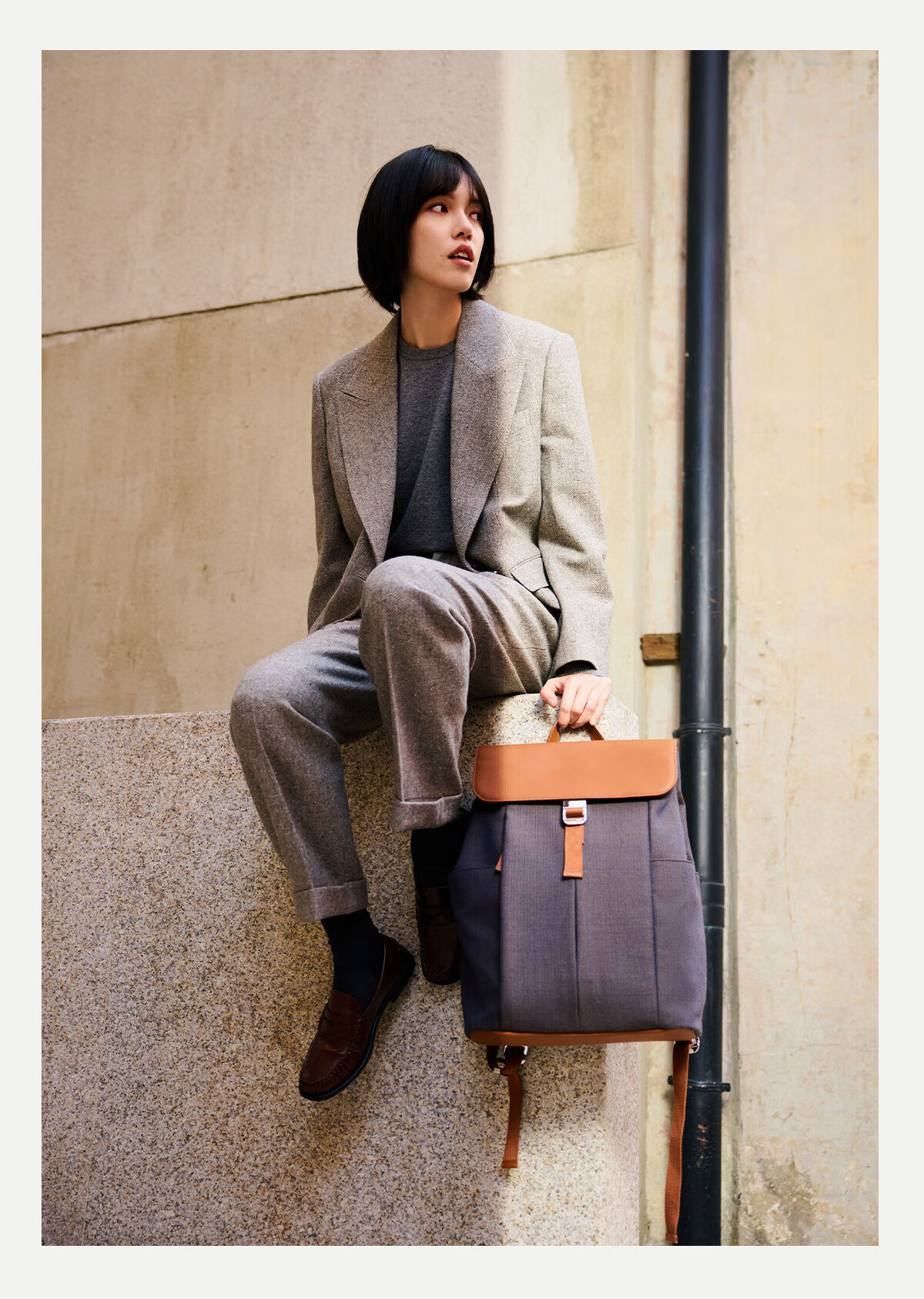 ITO "New Product" PORCINI BACKPACK, Twilight Brown 20L Business Backpack for Men And Women, Laptop Bag for Travel 4