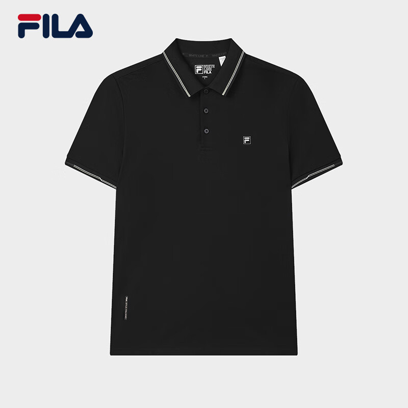 FILA Official Navigator POLO Shirt, 2026 Summer Men's Cool-Feeling Short-Sleeve Sports T-Shirt, Business Commute Top