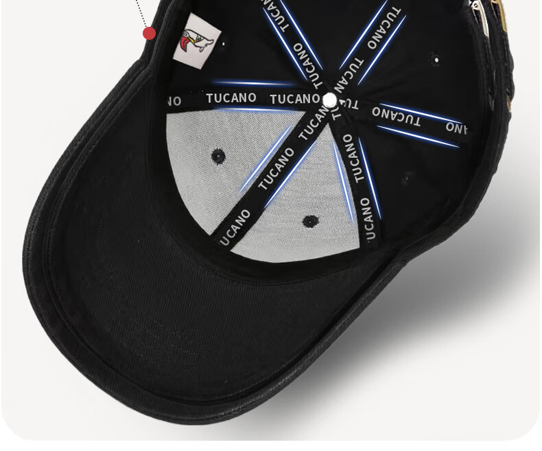 TUCANO Baseball Cap for Men And Women with Large Brim, Sun Protection Hat for Outdoor Sports And Fishing, Face-Slimming Sun Hat 11