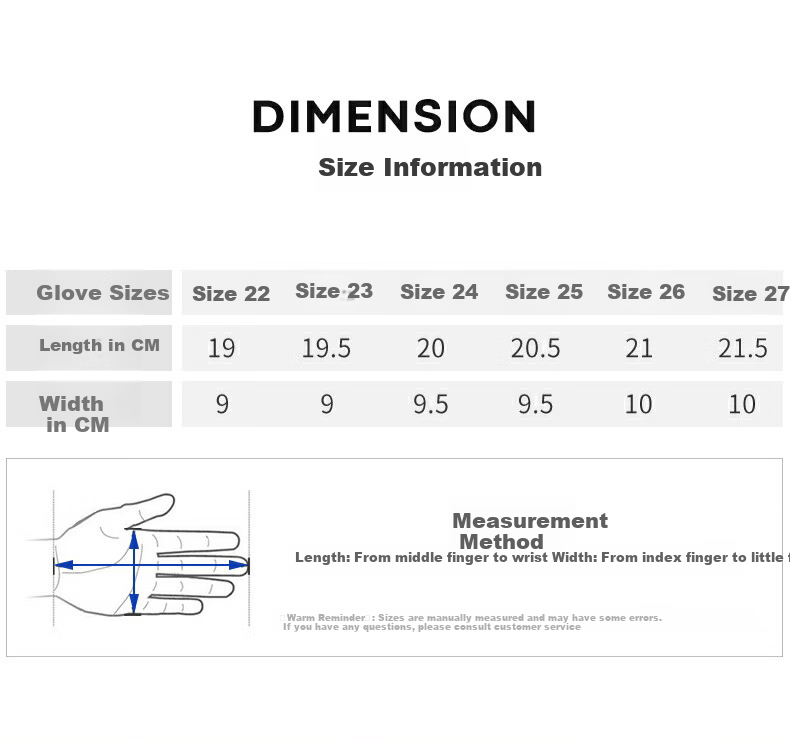 PGM Golf Gloves Men's Lambskin High-Quality Non-Slip Left Hand 2-Pack Size 23 1