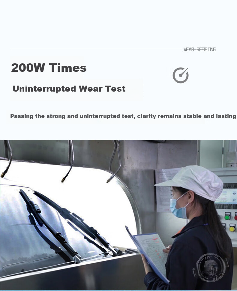 OBOSH Boneless Car Wiper Blades, Silent Natural Rubber Strips for Ford Mondeo Zhisheng/2019-2026 Models 9