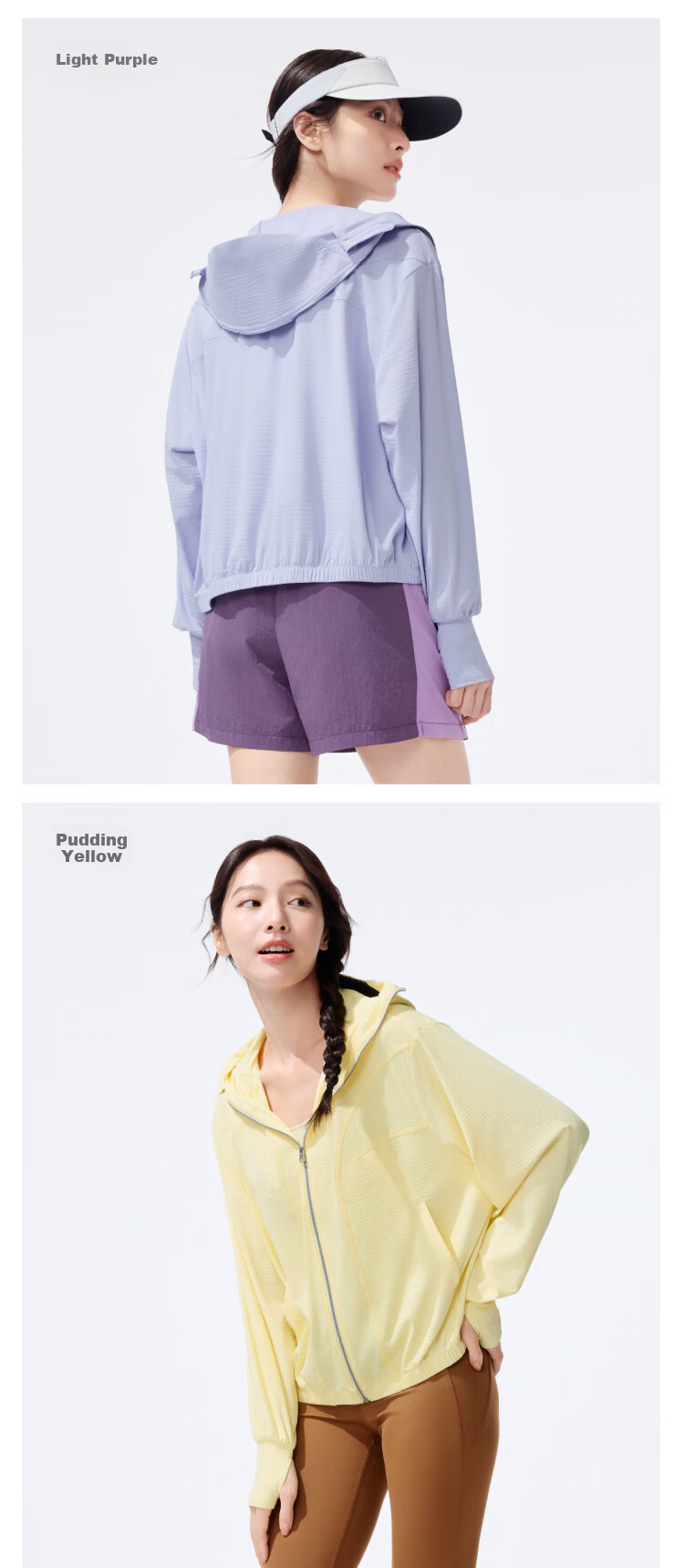 Beneunder Women's Sun Protection Clothing, Summer Cool-Feeling Quick-Dry Sun Protection Garment, Outdoor Sports UV-Resistant Jacket AL825 23