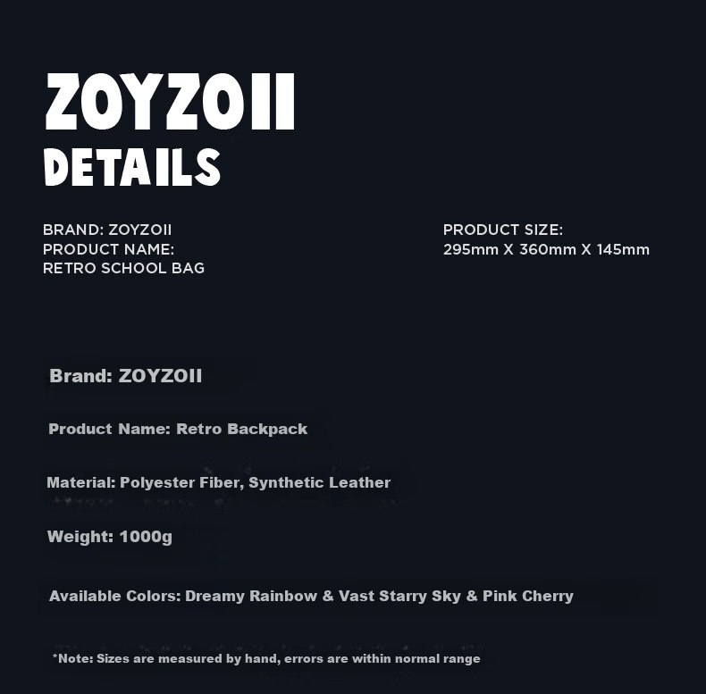 Zoy Zoii Elementary School Backpack for Boys Grades 1-6 Large Capacity Comfortable Weight-Reducing Shoulder Bag Breathable Retro Backpack 26