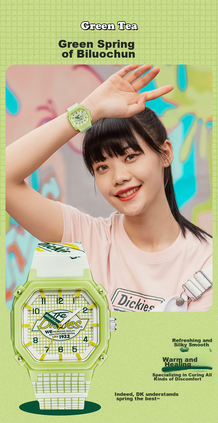 Dickies Elementary School Watch for Girls, Cute Pink Middle School Student Children's Watch, Analog Quartz Watch, Girls' Birthday Gift CL-479 6