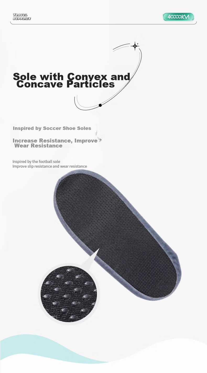 Siwangongli Velvet Shoe Covers, Home Fabric Thickened Non-Slip Wear-Resistant, for Machine Room Indoor Students And Adults Foot Covers, SW2324 5