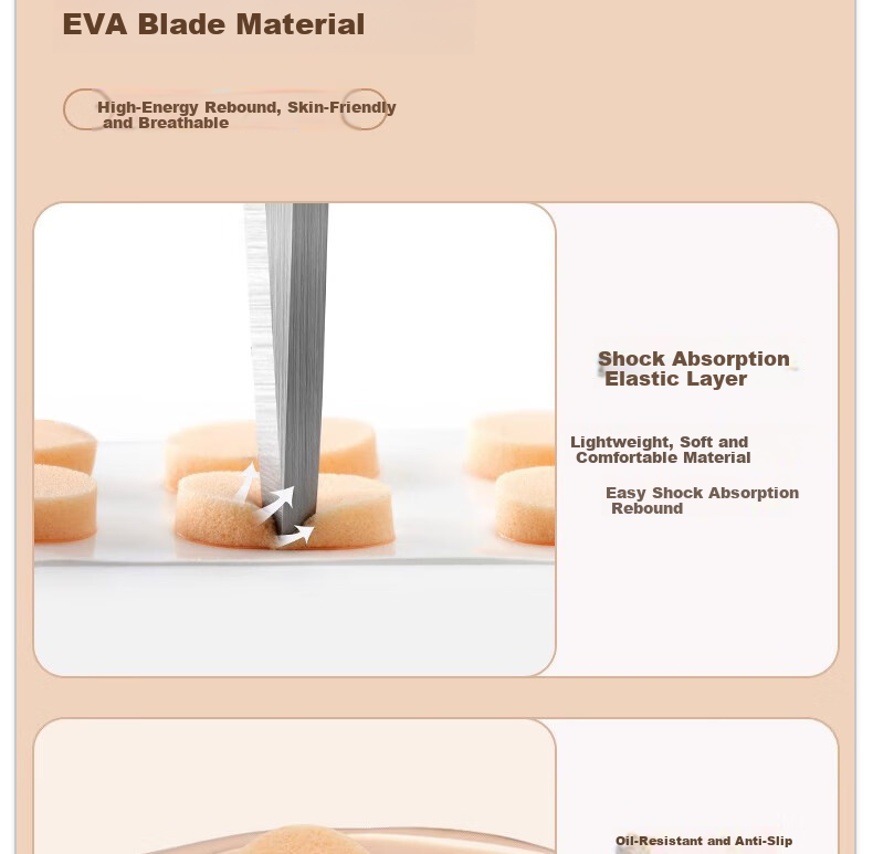 HB Sponge Eyeglass Nose Pads, Oval Skin Color, 40 Pairs, Nose Bridge Pads, Anti-Pressure Marks, Non-Slip, Heightening, Anti-Slip 3