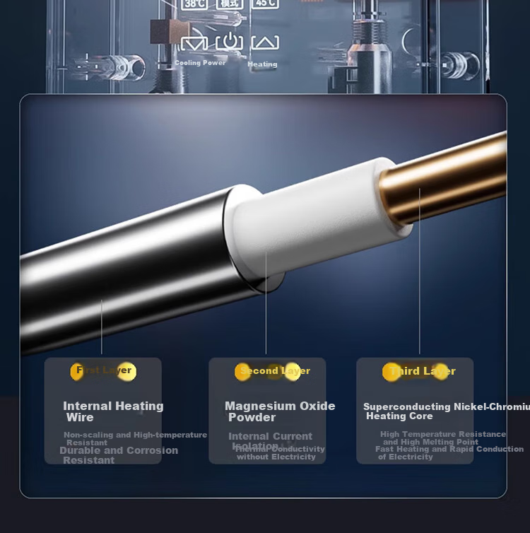Royalstar Instant Electric Water Heater for Home Use, Fast Heating, Compact Kitchen Treasure, Bathroom Instant Heating, No Water Storage Required, Variable Frequency Constant Temperature, 6000W, Water And Electricity Separation + Unlimited Hot Water + Leakage Protection Switch 8