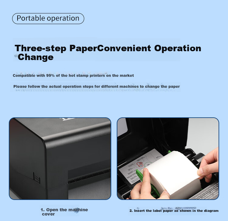 Surada 50x40mmx1000 Five-Protection Thermal Label Paper, Five-Protection Thermal Paper, Five-Protection Thermal Label Paper, Five-Protection Label Printing Paper, Express Delivery Food Label Sticker BQ-0196 12