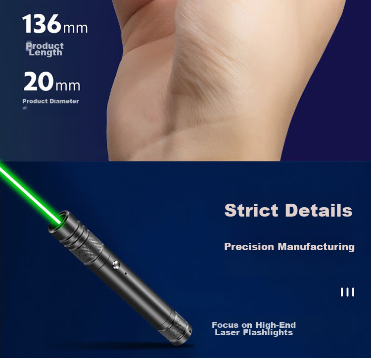 SHENYU High-Power Laser Pointer, Green Light, Long-Range, High-Brightness, Rechargeable, for Outdoor Sales, Sand Table, Teaching Pointer, Laser Pen V97 10