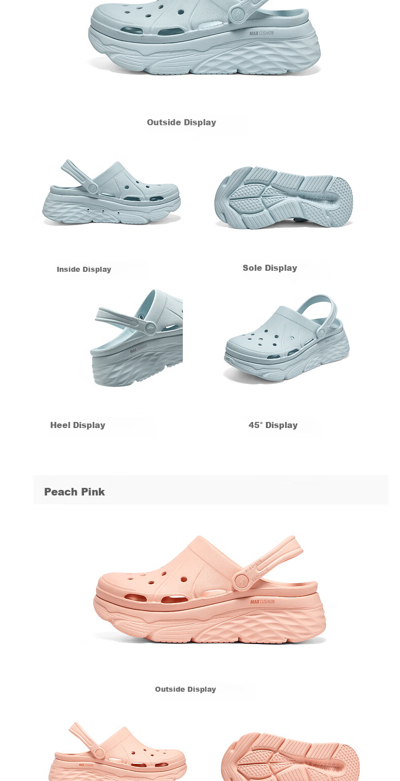 Skechers Women's Summer Perforated Sandals, Platform Shoes with Thick Soles for Outdoor Wear, Beach Shoes with Comfortable Cushioning 16