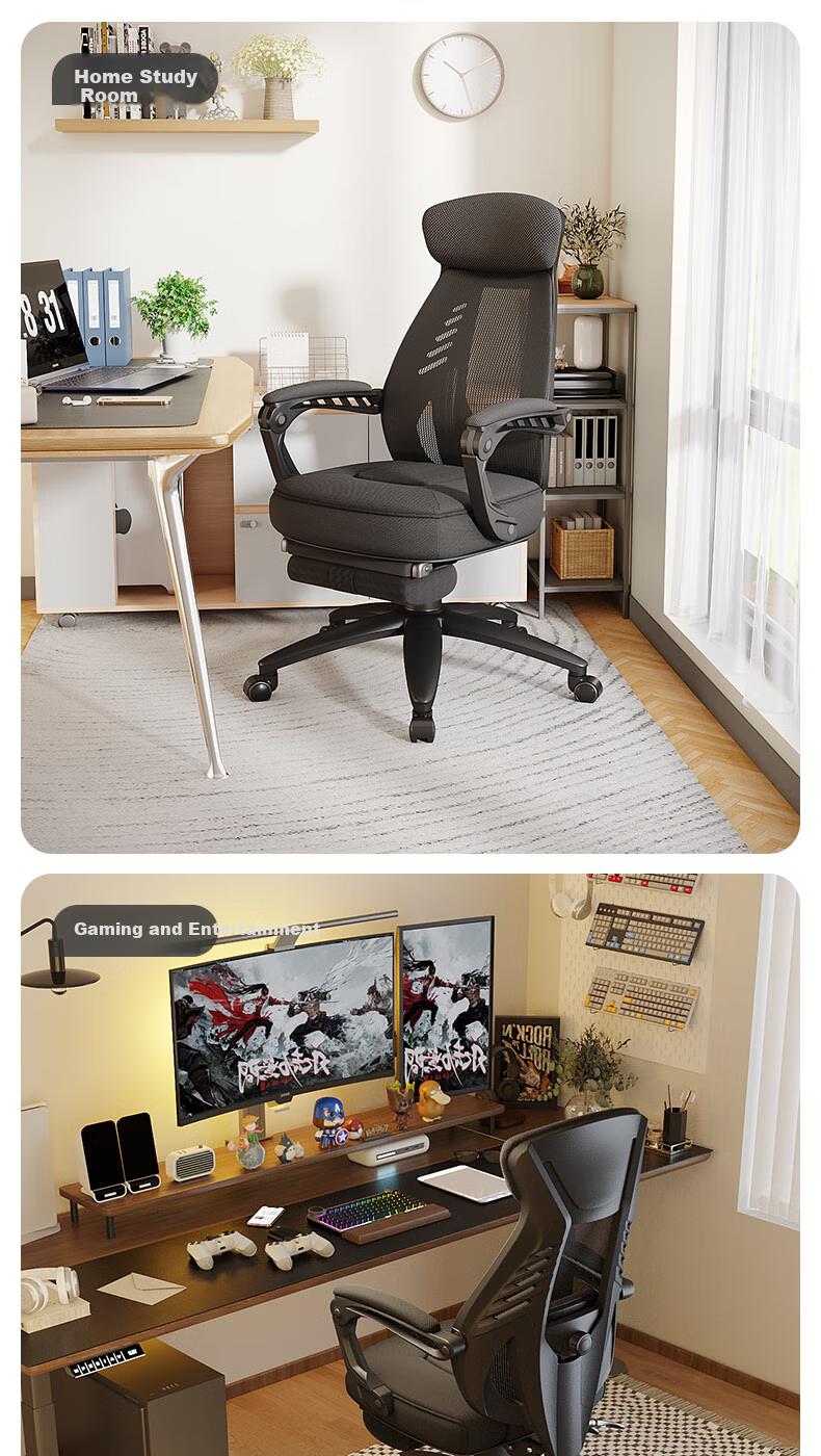 Xige 926 Office Chair Ergonomic Recliner Boss Computer Chair Dual-Use Nap Chair 29