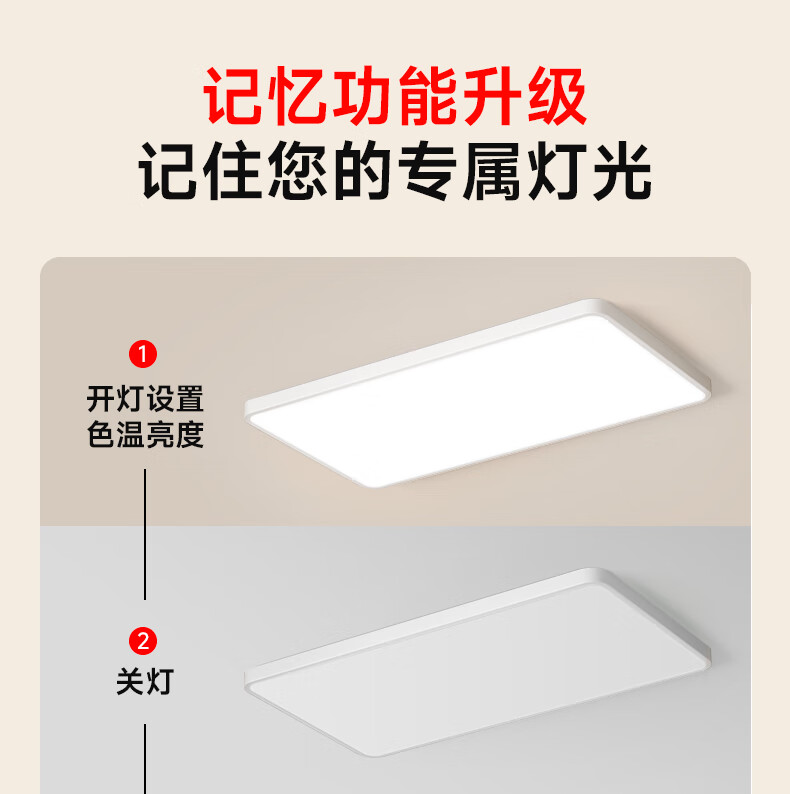 Jiandun Eye-Protecting Bedroom Ceiling Light, Full Spectrum Ultra-Thin Seamless Simple 4th Generation Youth Version Lamp, Subsidized Price with All-Inclusive Package 7