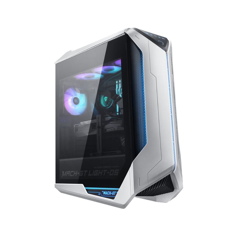 MACHENIKE Dawn High-Performance Gaming Desktop Computer (I7-14700KF, 32GB DDR5, 1TB SSD, RTX5070Ti, 360mm Liquid Cooling)