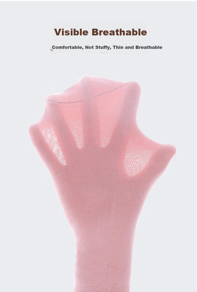 Hzasz Children's Socks Spring And Autumn Pure Cotton Seamless Girls' Kids' Baby Sweat-Absorbing Odor-Resistant Sports Mid-Calf Trendy Socks for Teenagers 5