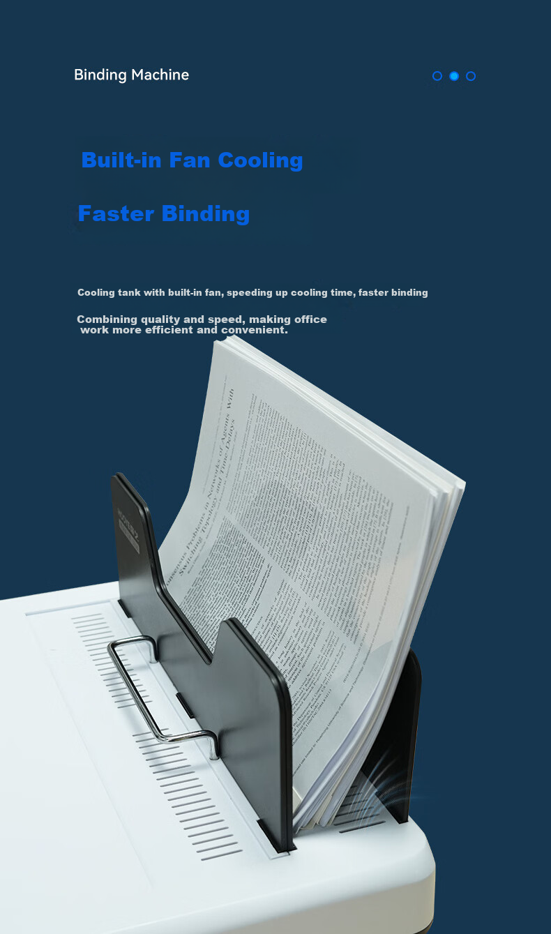 HOOYE Thermal Binding Machine Contract Tender Document Financial Voucher Thermal Binding Machine for Binding 600 Pages 3110 7