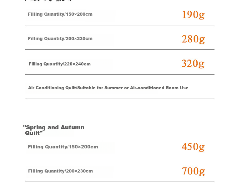 Interlagos Class A 90% White Goose down Comforter, Imported from Japan, Air Conditioning Quilt, 320g, 220*240cm, White 41